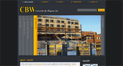 Desktop Screenshot of concretebywagner.com