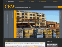Tablet Screenshot of concretebywagner.com